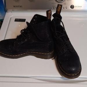 Sparkle Black Dr Martens